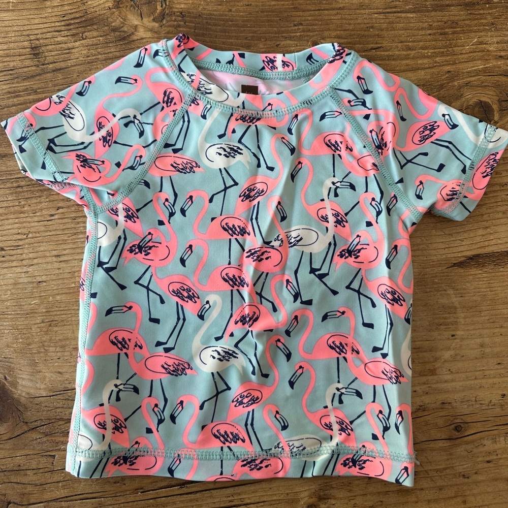 Tea Kids Short Sleeve Rashgaurd 2T